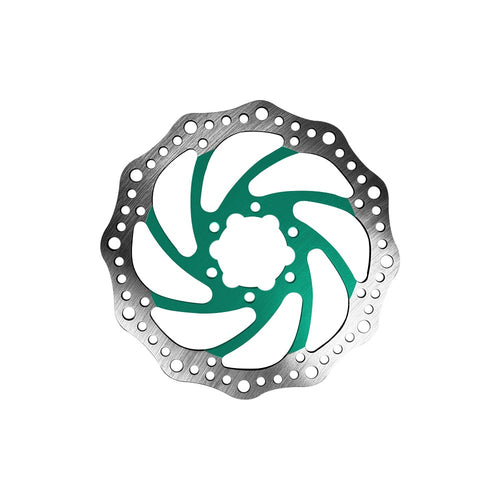Disco de freno R6 160mm separación 44mm (3 colores) (Verde)
