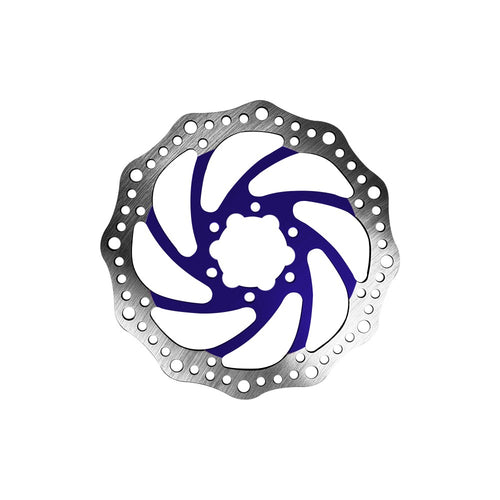 Disco de freno R6 140 mm distancia entre centros 44 mm (3 colores) (Azul)