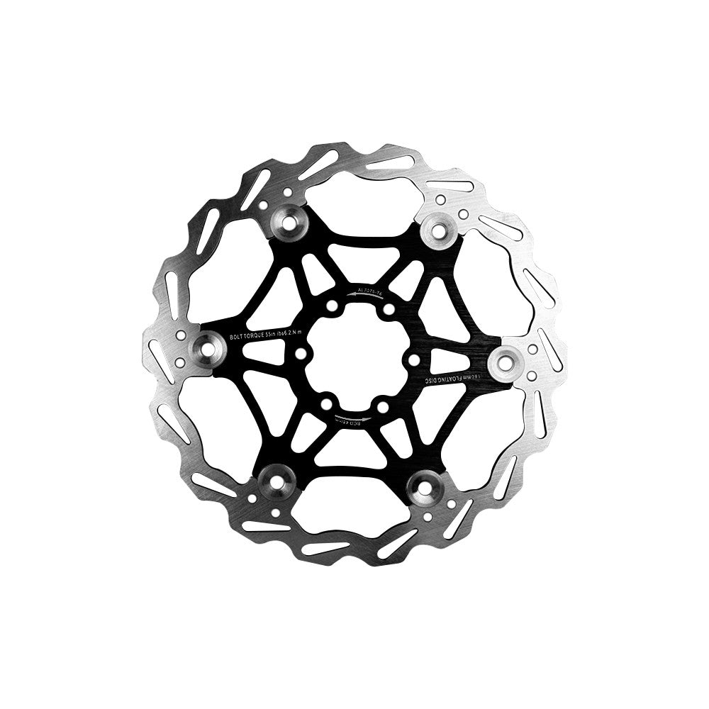 Disco de freno flotante 180 mm separación 48 mm (2 colores) (Negro)
