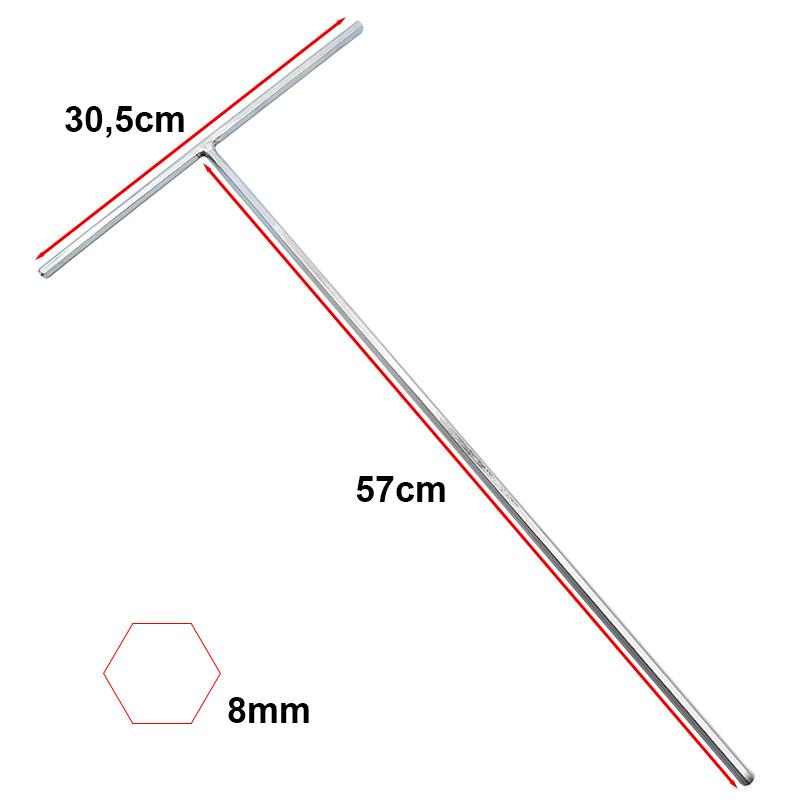 Llave allen M10/58cm para mástil Smartgyro
