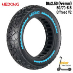 Rueda maciza roja 10×2,5-6,5 – Offroad (44MM) [Nedong]