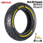 Rueda maciza roja 10×2,5-6,5 – Offroad (44MM) [Nedong]