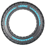 Solides Offroad-Rad 10×2.125-6.5 42.5mm Rot [Nedong] 