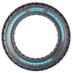 Rueda maciza AZUL offroad 10x2,125-6,5 42,5mm  [Nedong]