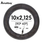 Cámara de aire reforzada 10x2,125 (válvula 90º 45º) - Premium [Amalibay]