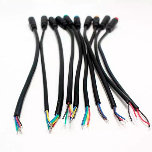 Conector waterproof 8mm 5 pin