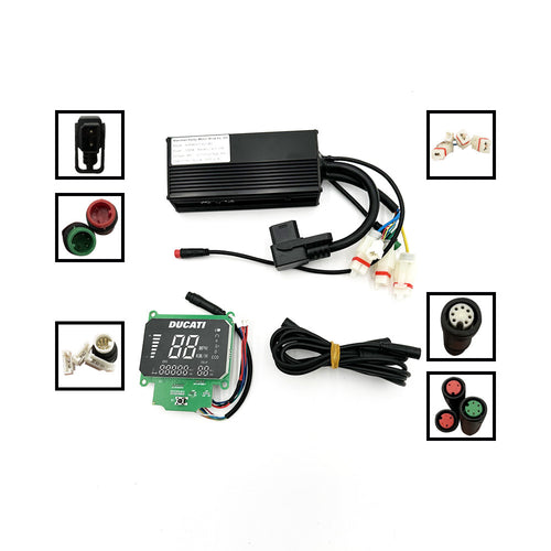 Kit Display y controladora Ducati 48V Scramble E-Cross enchufe C18