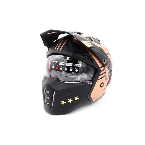 Casco STreet hero gold (talla S a XL)