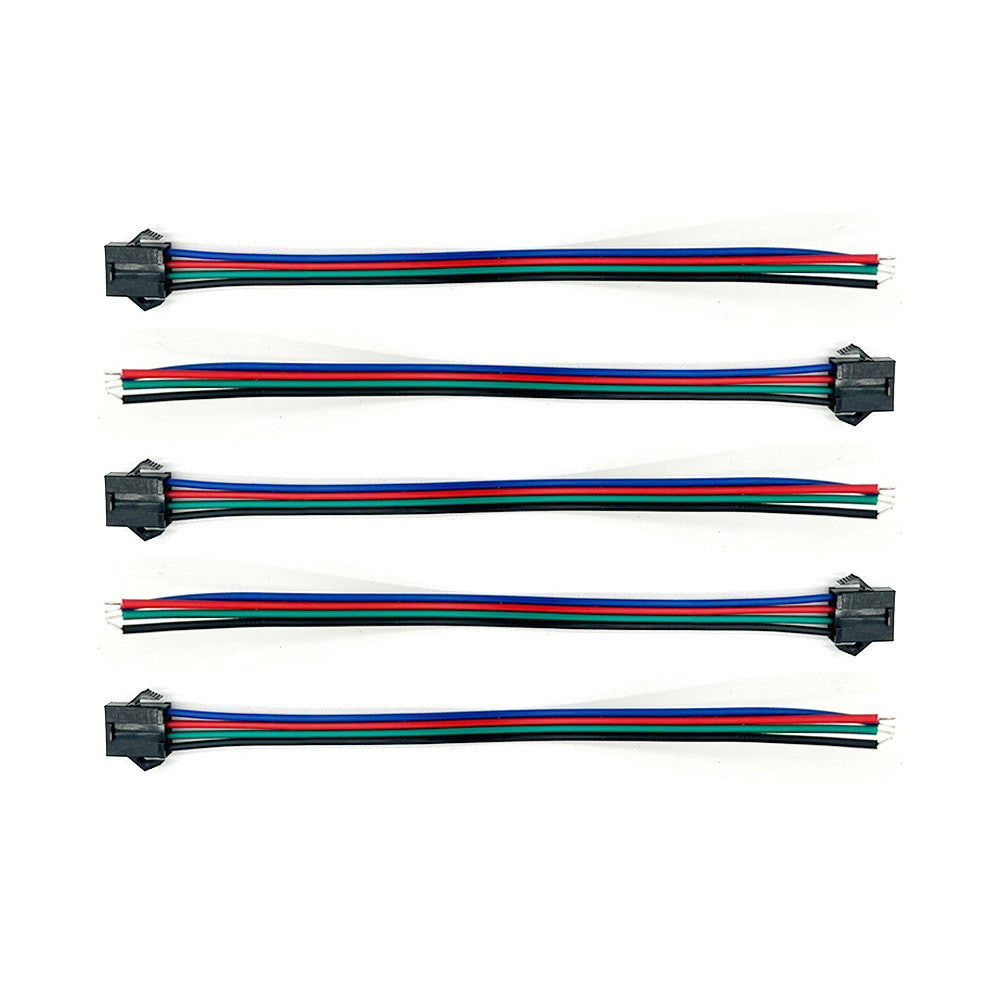 Cable de enchufe JST de 4 clavijas hembra x5pcs