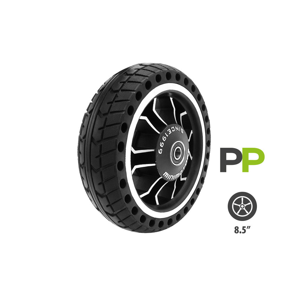 Rueda delantera con llanta Dualtron Mini con neumático macizo
