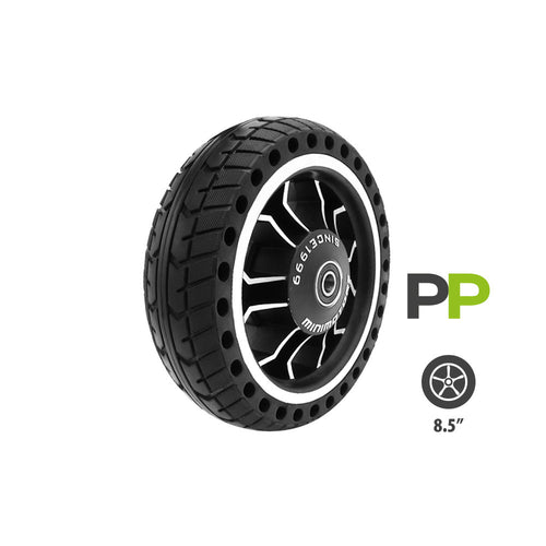 Rueda delantera con llanta Dualtron Mini con neumático macizo