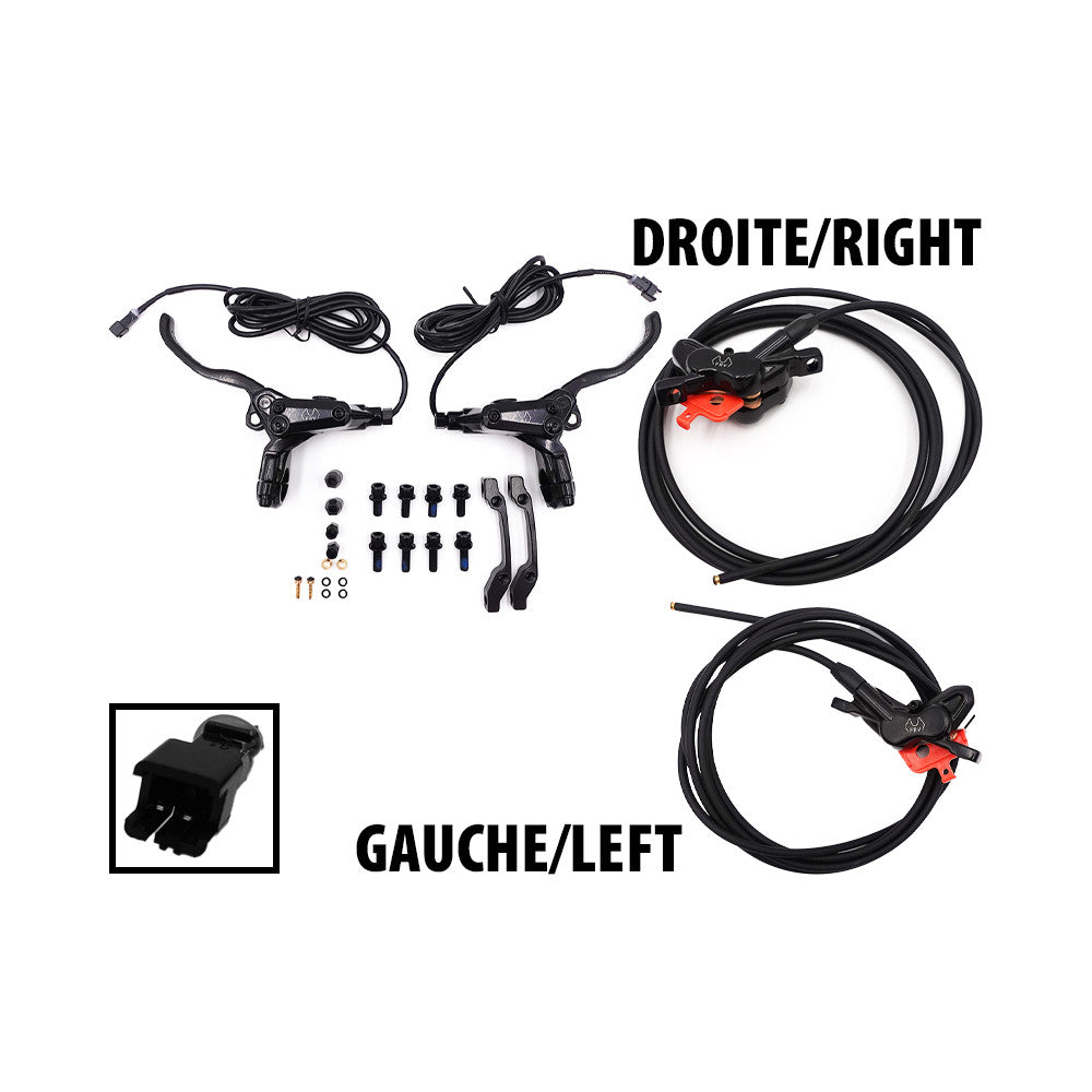 Kit Freno Hidráulico 4 Pistones Connecteur SM (1x AR Izquierda / AV De