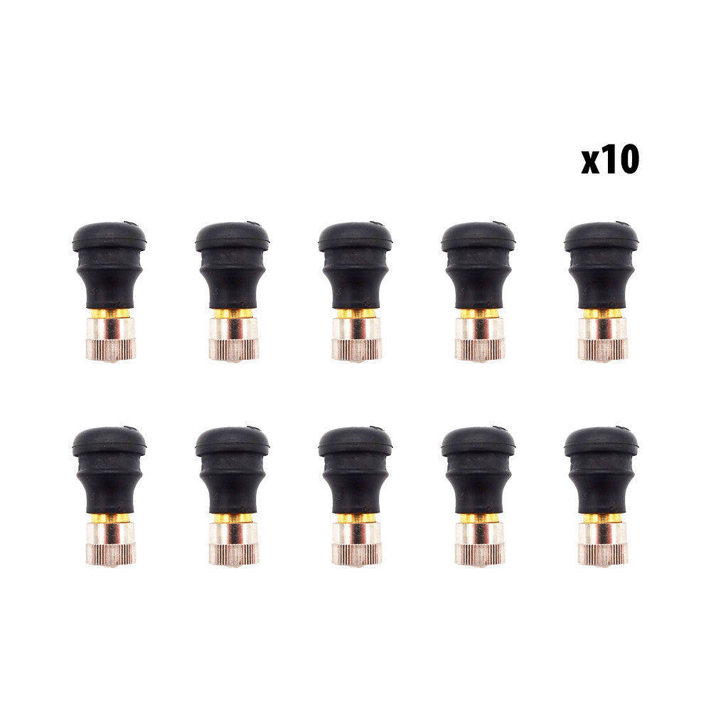 Válvulas Tubeless 22,5mm X10pcs