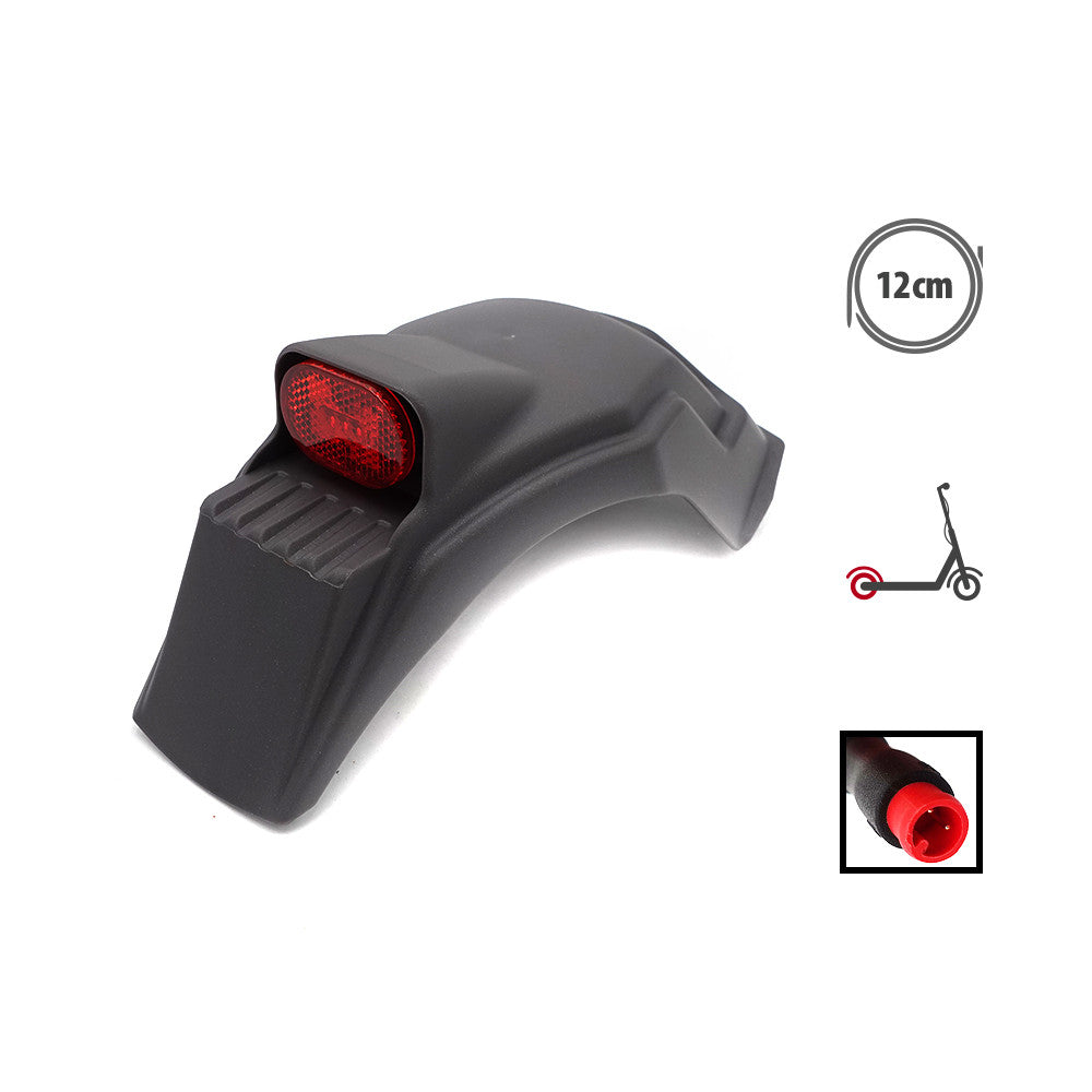Guardabarros trasero Dualtron Togo con LED GRIS