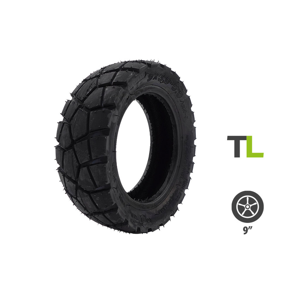 Neumático 9x3.00-5.5 sin cámara off road Kukirin G2 Pro (versión 2024)