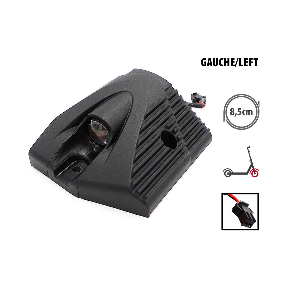Tapa de plástico y LED delantero izquierdo Kukirin G2 Master