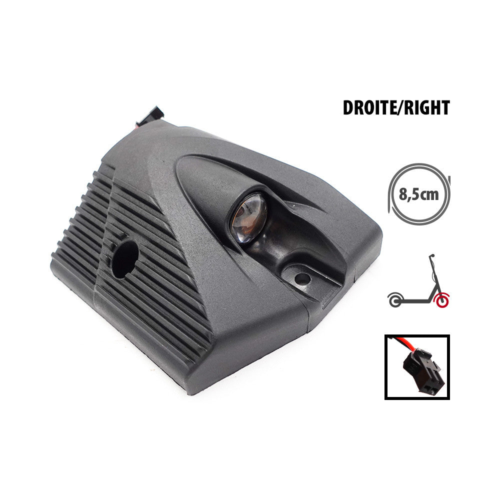 Cubierta de plástico y Led Deck delantero derecho Kukirin G2 Master