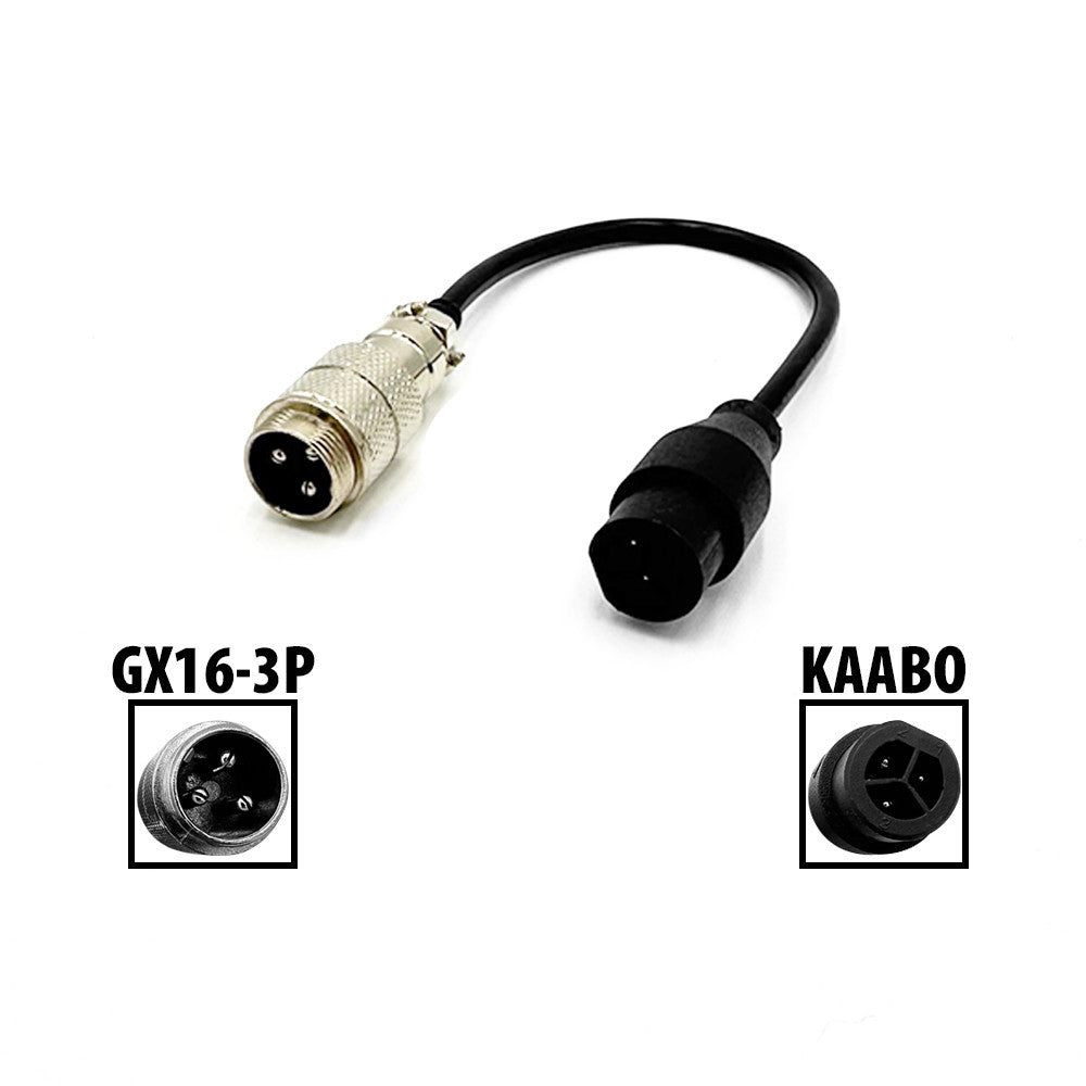 Adaptador de GX16 3P a Kaabo