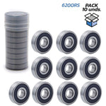 Rodamiento de bolas 6200RS - 10 uds