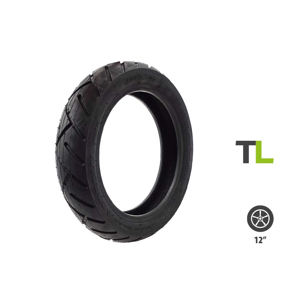Neumático 12x2.50 sin cámara para carretera Xiaomi Scooter 6 Max / 6 P
