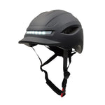 Casco CP02 urben con intermitente negro talla única