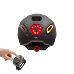 Casco CP02 urben con intermitente negro talla única