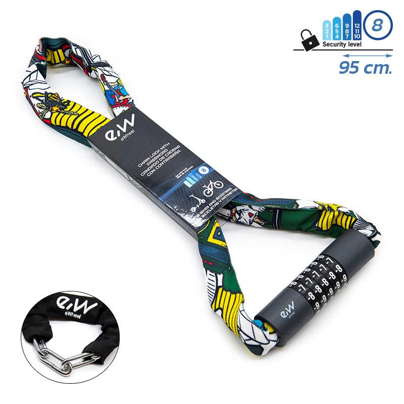 Candado de contraseña funda tela