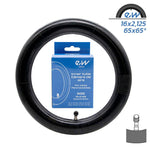Cámara de aire 16x2,125 VC 65x65º Ewheel