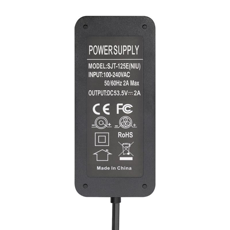 Chargeur de batterie NIU 48V (sortie 53,5v) 2A 
