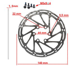 Disco de freno EWD002 140mm 6H
