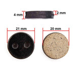CS001-R pastilla resina 20mm para Xiaomi - 2 juegos