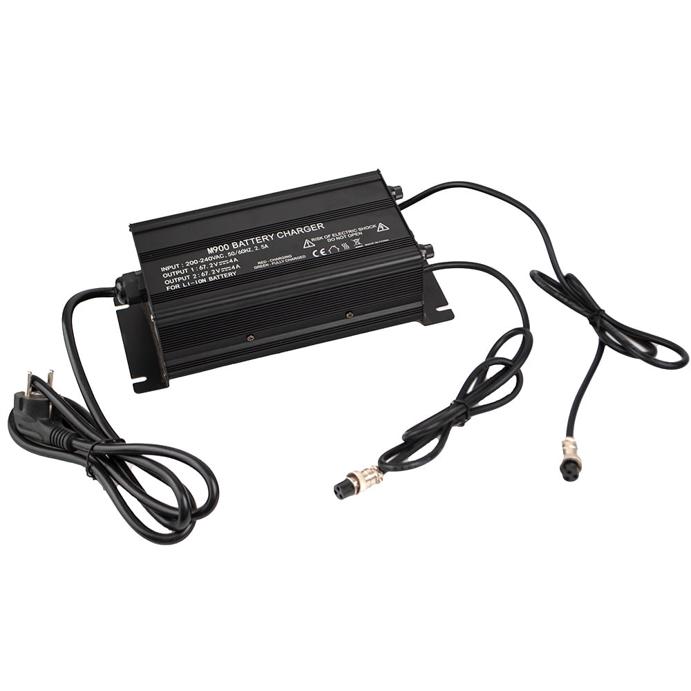 Cargador 60V 8A Conector 2* GX16