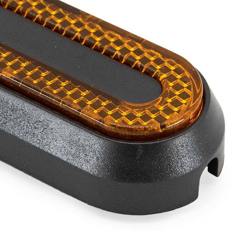 Catadióptrico negro con reflector amarillo para Xiaomi