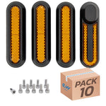 Catadióptrico negro con reflector amarillo para Xiaomi