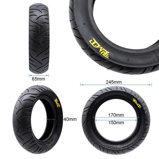 Neumático tubeless radial E-Fire 75/250-6 (10x3-6) [PMT]