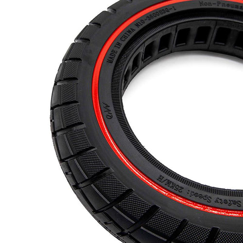 Rueda maciza offroad ultraligera 10x2,125-6,1/B34 linea roja [Ewheel]