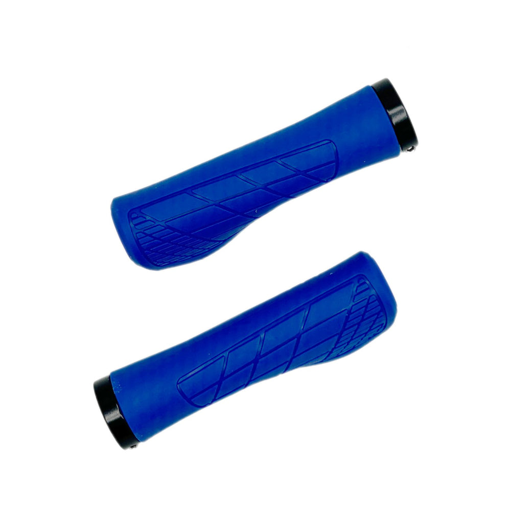 Puño genérico para patinete Azul (diseño ergonómico) [Suniik]
