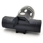 Wiederaufladbarer LED-Scheinwerfer mit Lenkerhalterung