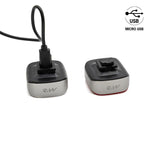 Juego de luces frontal y trasera recargable EWL004 alta potencia