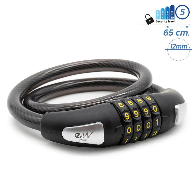 Candado de llave LK016 negro