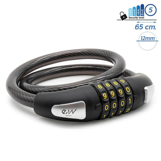 Candado de llave LK016 negro