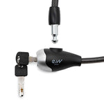 Candado de llave EWLK016 negro