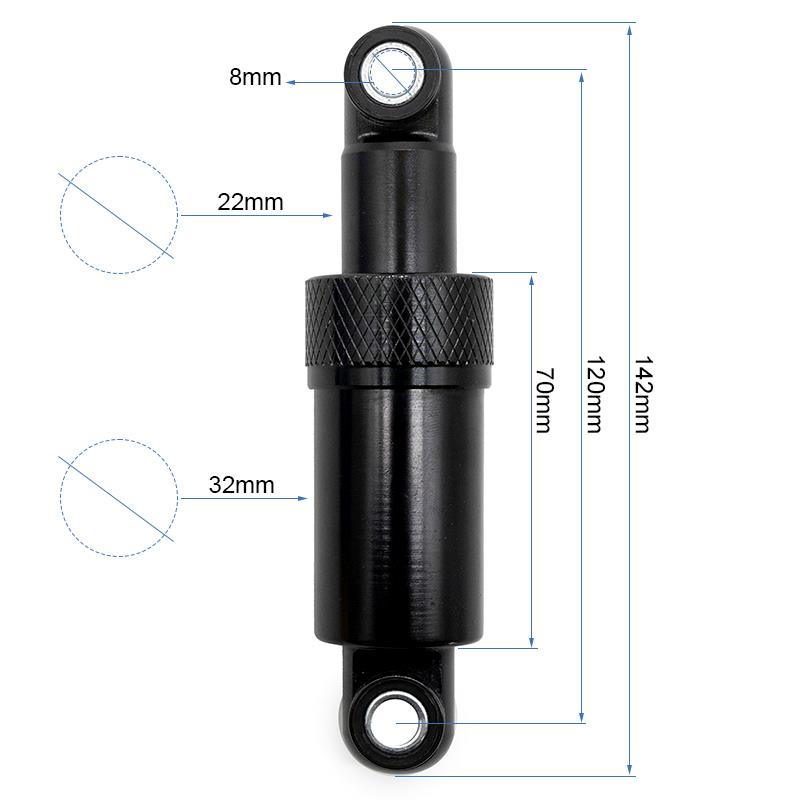 Amortiguador suspensión trasera SmartGyro K2 - 2uds