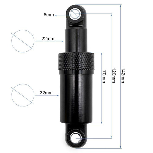 Amortiguador suspensión trasera SmartGyro K2 - 2uds