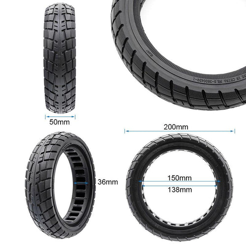 Rueda maciza ultraligera 8,5x2-6,1/B34 offroad linea negra [Ewheel]