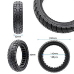 Rueda maciza ultraligera 8,5x2-6,1/B34 offroad linea negra [Ewheel]