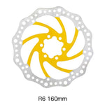 Disco de freno 160mm amarillo – 6 agujeros
