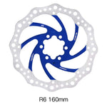 160 mm blaue Bremsscheibe – 6 Löcher 
