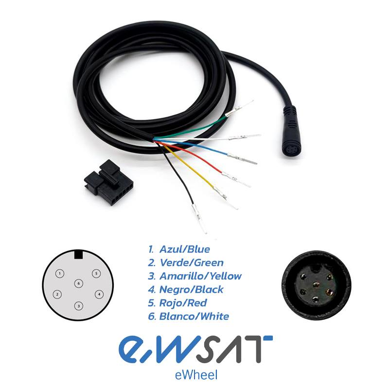 Cable bus display/controladora Waterproof 8mm a SM - 1/1