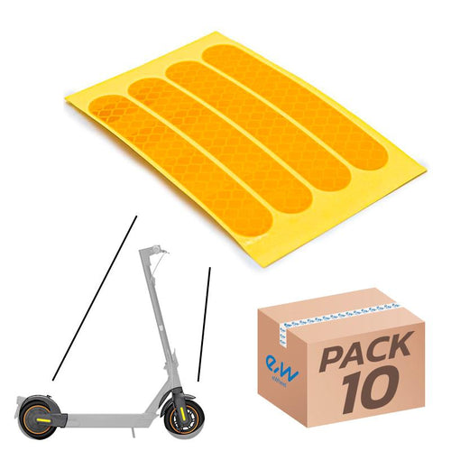 Adhesivo reflectante amarillo para Max G30